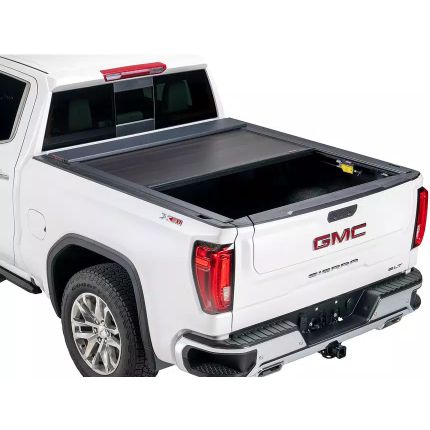 2014-2018 Chevrolet GMC Silverado Sierra 1500 6'6" Bed Electric Retractable Aluminum Truck Bed Cover, Roll and Lock, E-Series, RC221E