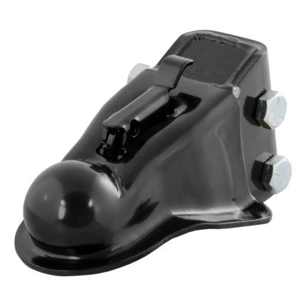 Curt 25330 2-5/16" Channel-Mount Coupler with Easy-Lock 14,000Lbs Black