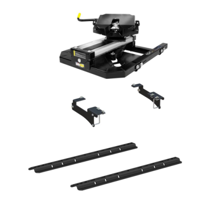 2020 Chevy/GMC Silverado Sierra 1500 5th Wheel Hitch 24K w/ Auto Slider for Standard Short Bed, PullRite, PR2300-204-469