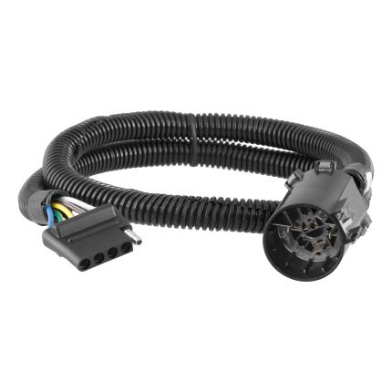 Curt 56515 T-One Vehicle Wiring Harness with 5-way Flat