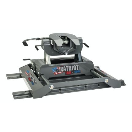 B&W RVK3270 Patriot 5th Wheel Trailer Hitch w/ Slider - Dual Jaw - 18,000 lbs