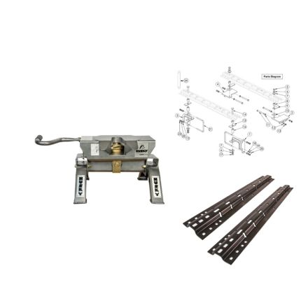 2014 RAM 3500 5th Wheel Hitch 16K for Standard Long Bed Kit, Husky, MH31666-30686-33073