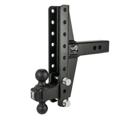 BulletProof ED25OFFSET Adjustable 2-Ball Mount for 2.5" Hitch - 4" & 6" Offset Hitch - 36,000 Lbs