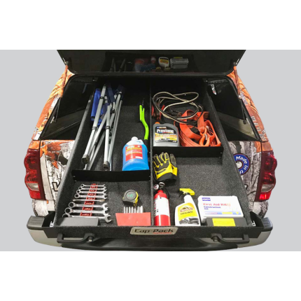 A.R.E Cap-Pack Truck Cap Storage System, 6Ft Beds, 50"L 36"W 5-1/2"D
