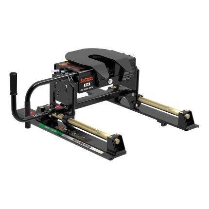 Curt E16 5th Wheel Trailer Hitch w/R16 Slider-Locking Bar Jaw- 16,000lbs