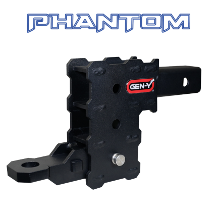 Gen-Y GH-13013 Phantom Adjustable Ball Mount , 2" Hitch, 4-1/2" Drop/Rise - 5,000lbs