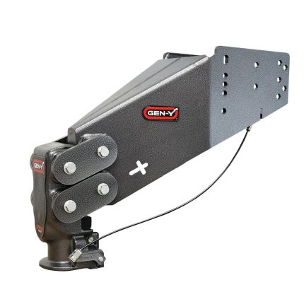 Gen-Y Hitch Torsion Flex Shock-Absorbing 5th Wheel to Gooseneck Pin Box - 30K GTW - 4,500K TW, GH-8056AL