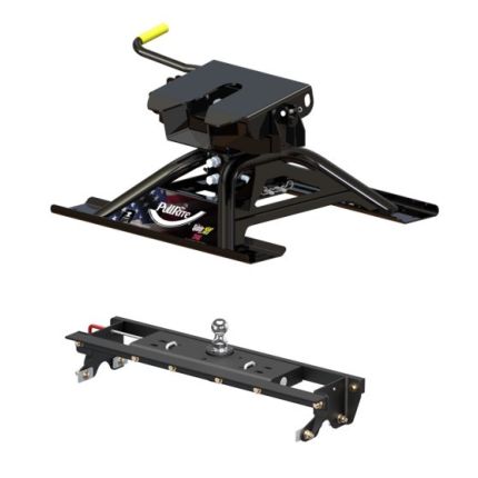 Pullrite 3900 Single Point Attachment 5th Wheel Trailer Hitch Gooseneck Adapter, 24K for Ford