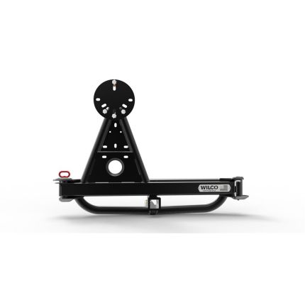 Wilco Off-Road Hitch Gate Tire Offset Bumper, 400lbs, 2" inch Hitch,w/ Single ,2" Hitch Mount, UHG3060