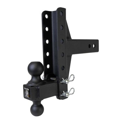 BulletProof MD25OFFSET Adjustable 2-Ball Mount for 2.5" Hitch - 4" & 6" Offset Hitch - 14,000 Lbs