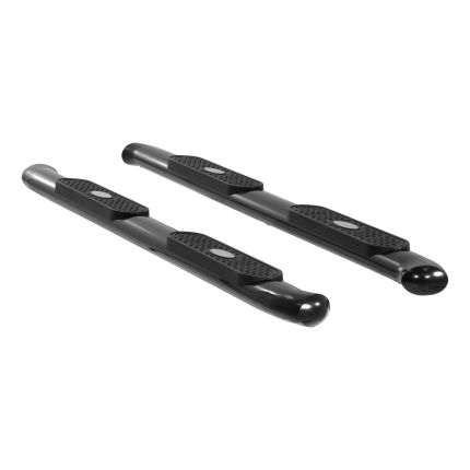 Aries S224009 Oval Nerf Bars 4" Carbon Black Powder Finish