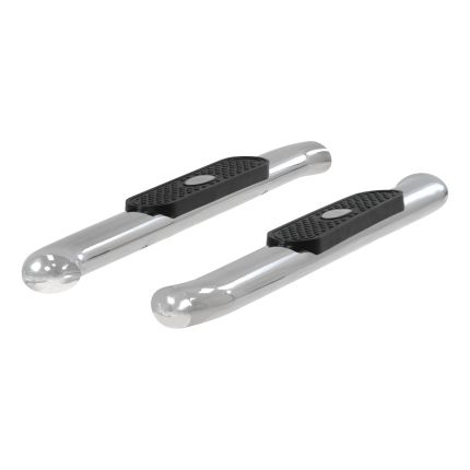 Aries S224048-2 Oval Nerf Bars 4" Stainless Polished Finish