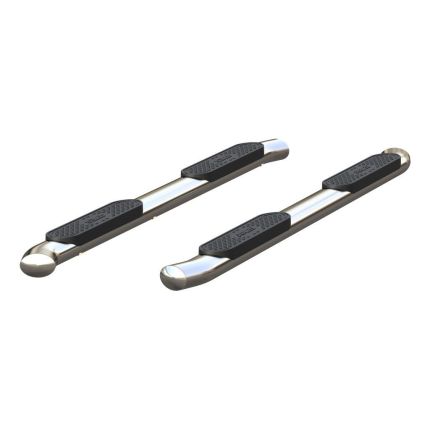 Aries S224054-2 Oval Nerf Bars 4" Stainless Polished Finish