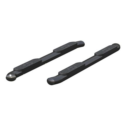 Aries S224054 Oval Nerf Bars 4" Carbon Black Powder Finish