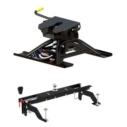 Pullrite 3900 Single Point Attachment 5th Wheel Trailer Hitch Gooseneck Adapter, 24K for Ram