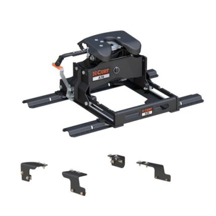 2007-2021 Toyota Tundra 5th Wheel Hitch 16K w/ R16 Slider for Standard Short Bed, Curt, A16, 16520-560-204-468