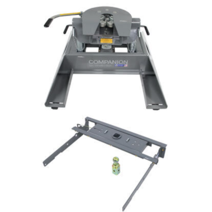 B&W GNRVK3500-1100K 5Th wheel Companion With Turnoverball Underbed Gooseneck Trailer Hitch for Chevrolet/GMC