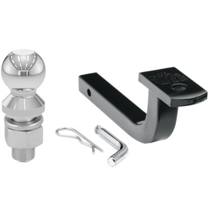 Curt Ball Mount 1" Inch Rise, 2,000lbs, 2" Ball, w/pin, 2" Inch Hitch, MH3594-B