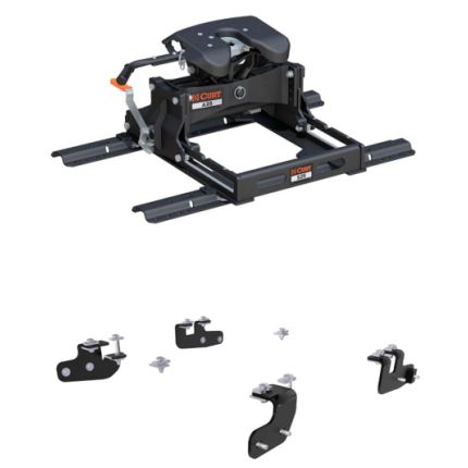 2014-2026 RAM 2500 5th Wheel Hitch 25K w/ S25 Slider for Standard Short Bed, Curt, A25, 16580-574-204-427