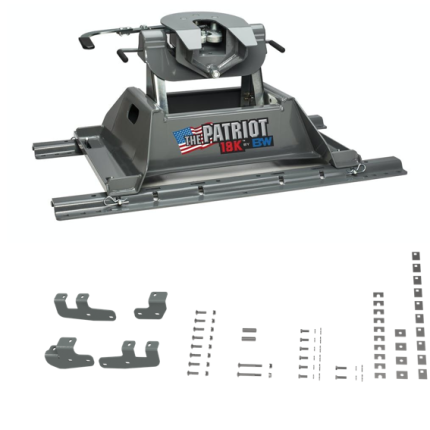 2014-2026 RAM 2500 5th Wheel Hitch 18K for Standard Long Bed Truck, B&W, Patriot, RVK3255-2602