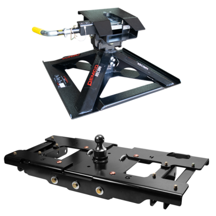 Demco 8550045 Single Point Attachment 5th Wheel Trailer Hitch Gooseneck Adapter, 21K for Ford, 8550045-9468-4494 Kit