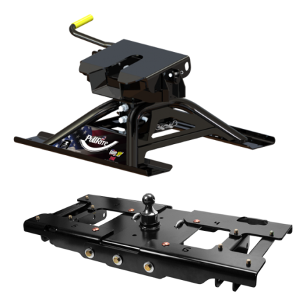 Pullrite 3900 Single Point Attachment 5th Wheel Trailer Hitch Gooseneck Adapter, 24K for Ford, 3900-60702