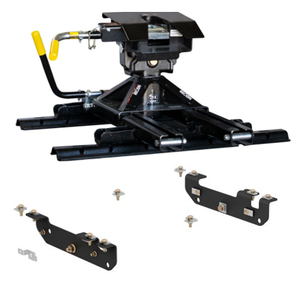 2007-2019 Chevy/GMC Silverado Sierra 1500 5th Wheel Hitch 21K w/ Slider for Standard Short Bed, Demco, Recon, 8550052-204-400