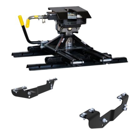 2001-2010 Chevy/GMC Silverado Sierra 2500HD 3500HD 5th Wheel Hitch 21K w/ Slider for Standard Short Bed, Demco, Recon, 8550052-204-418