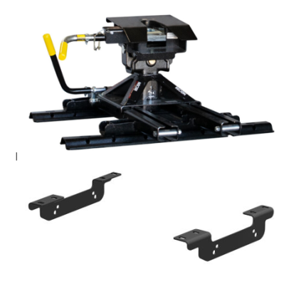 2011-2019 Chevy/GMC Silverado Sierra 2500HD 3500HD 5th Wheel Hitch 21K w/ Slider for Standard Short Bed, Demco, Recon, 8550052-204-411