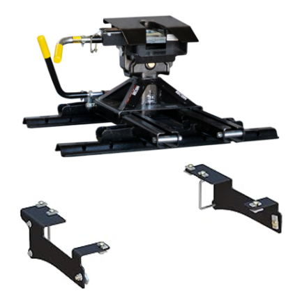2020-2026 Chevy/GMC Silverado Sierra 2500HD 3500HD 5th Wheel Hitch 21K w/ Slider for Standard Short Bed, Demco, Recon, 8550052-204-429