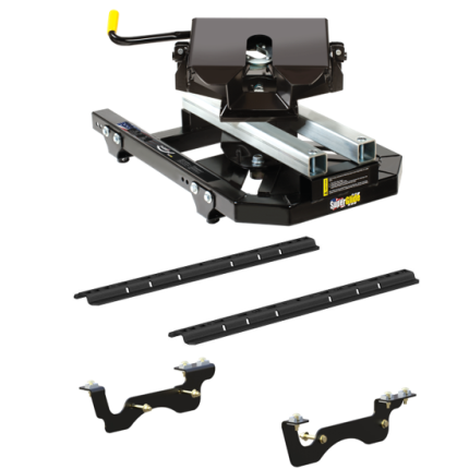 2017-2026 Ford F-250 F-350 F-450 Super Duty 5th Wheel Hitch 16K w/ Auto Slider for Standard Short Bed, Pullrite, SuperGlide, 2700-204-432