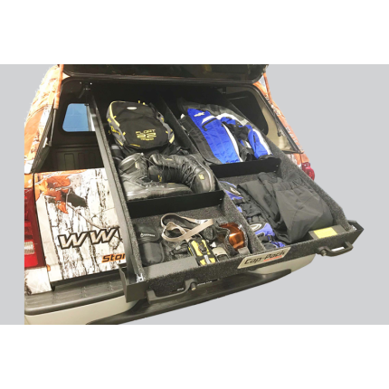 A.R.E Cap-Pack Truck Cap Storage System, 8Ft Beds, 60"L 36"W 5-1/2"D