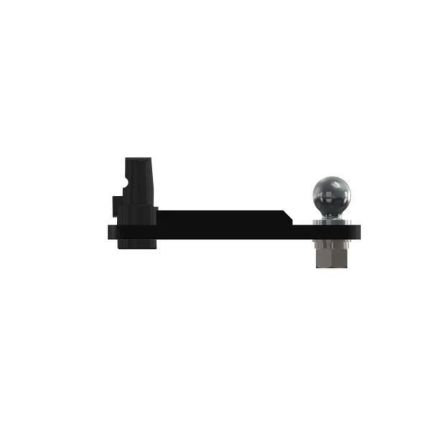 Stealth Hitches Ball Mount, 3" inch Shank, Short, Mount Only