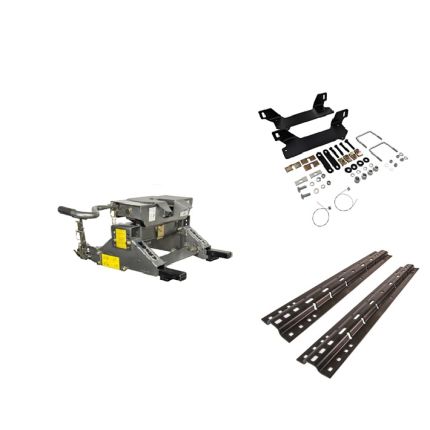 2020-2026 Chevy/GMC Silverado Sierra 2500HD 3500HD 5th Wheel Hitch 16K w/ Slider for Standard Short Bed, Husky, MH31667-30686-33220